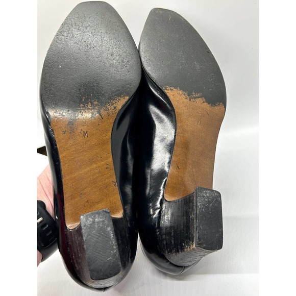 Van Eli Vintage Brown Block Heels Closed Toe Size 8M - Picture 9 of 10